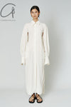 mame kurogouchi long shirt dress MM22SS DR033 white